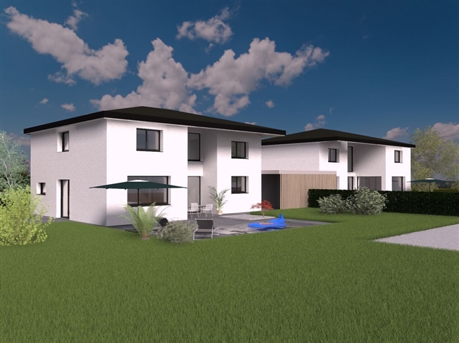 Zum Verkauf befindet sich eine moderne Doppelhaushälfte mit 6 Zimmern im Bau in Courgenay -  Bild 3
