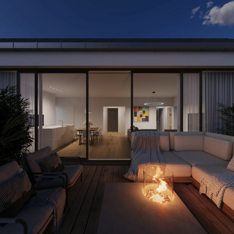 Neubau WH4.ch | 4.5 Dachwohnung, Bezug: 30.06.2028 - Wohnterasse