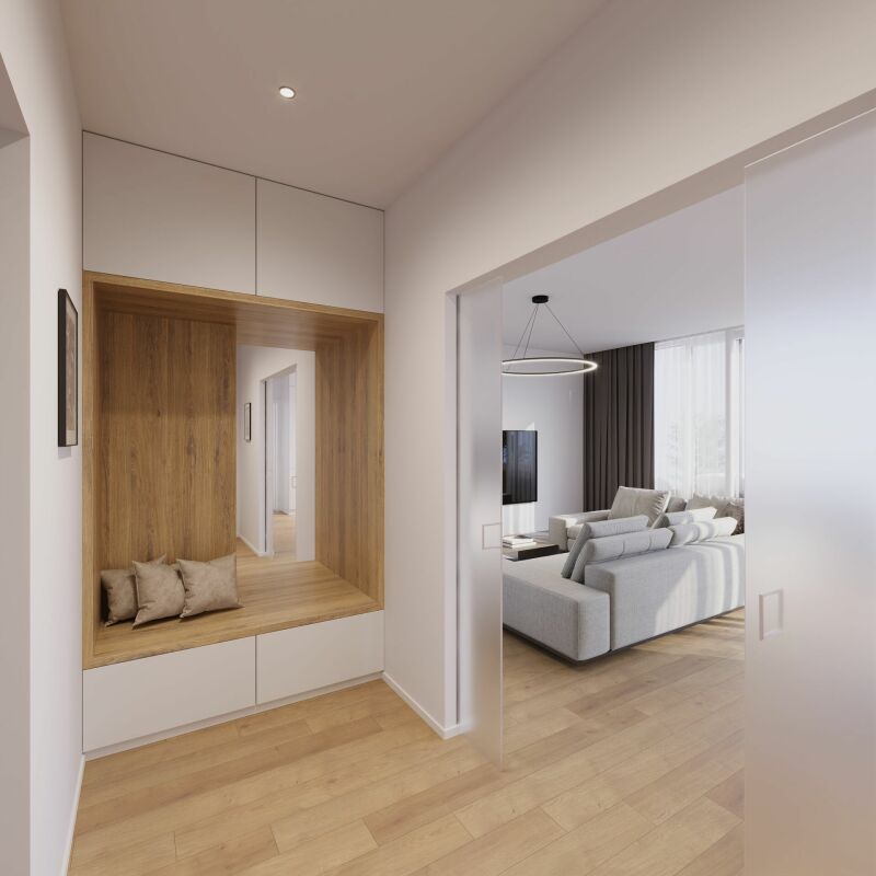 Neubau WH4.ch | 4.5 Dachwohnung, Bezug: 30.06.2028 - Garderobe