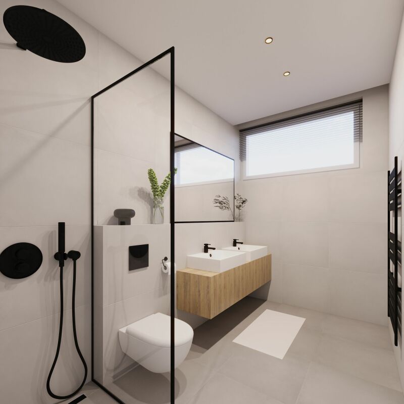 Neubau WH4.ch | 4.5 Dachwohnung, Bezug: 30.06.2028 - Badezimmer 2