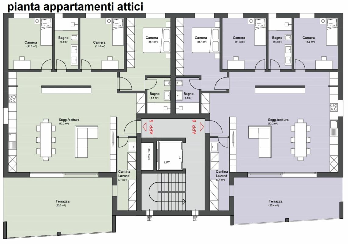 MODERNI ED AMPI APPARTAMENTI A CAMA -  Bild 10