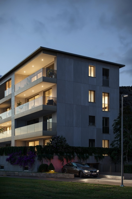 Esclusivo appartamento 2.5 locali con vista lago ad Agno, TI - Immobile di nuova costruzione -  Bild 1
