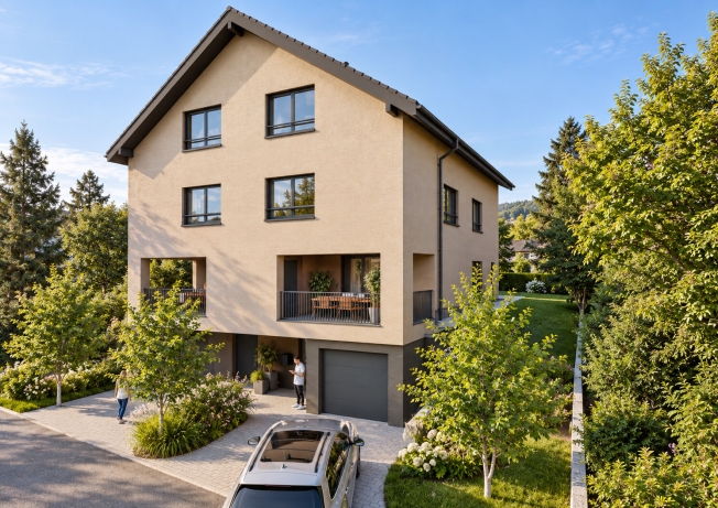 Neubau Umiken - Doppeleinfamilienhaus -  Bild 1