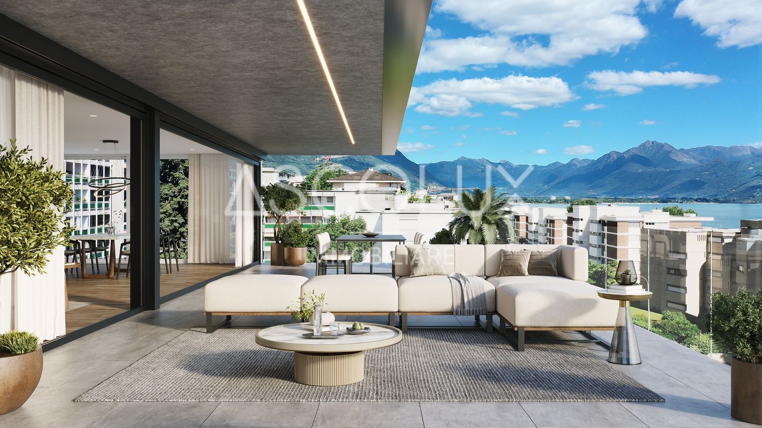Exklusives 5.5-Zimmer-Penthouse mit Aussicht in privilegierter Lage -  Bild 1