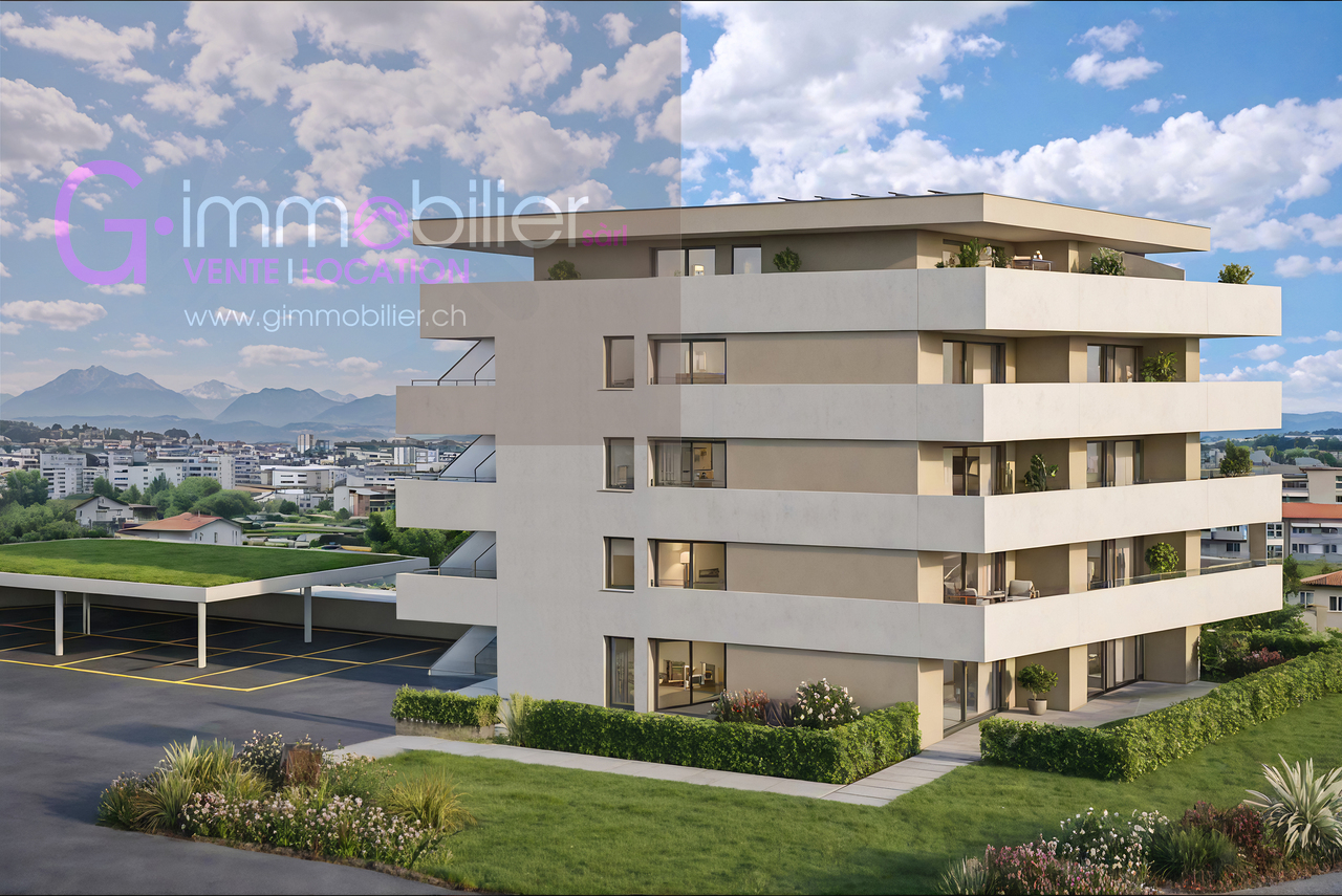 Neubau in Monthey - Moderne Wohnungen im Herzen des Viertels Sous Gare -  Bild 4
