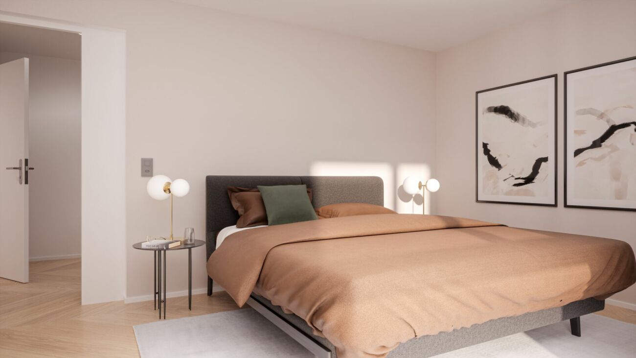 Neubau-Projekt Arrivée: Herrliche 3 1/2 Zimmer-Wohnung mit grosser Terrasse & Gartenanteil -  Bild 8