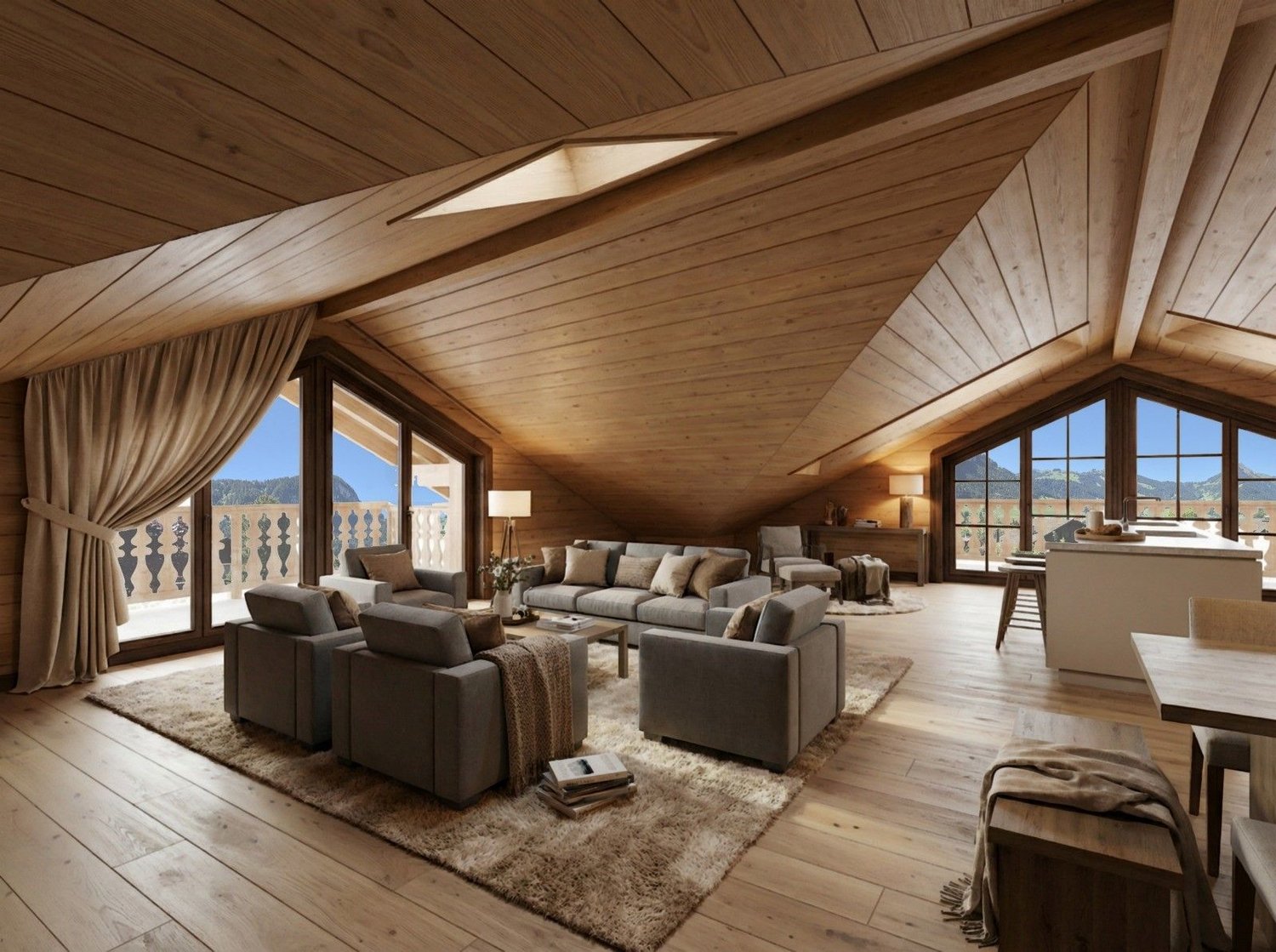 Duplex d'Exception au Sommet : Vue Panoramique & Résidence Secondaire Possible (Lot9) - Image 1