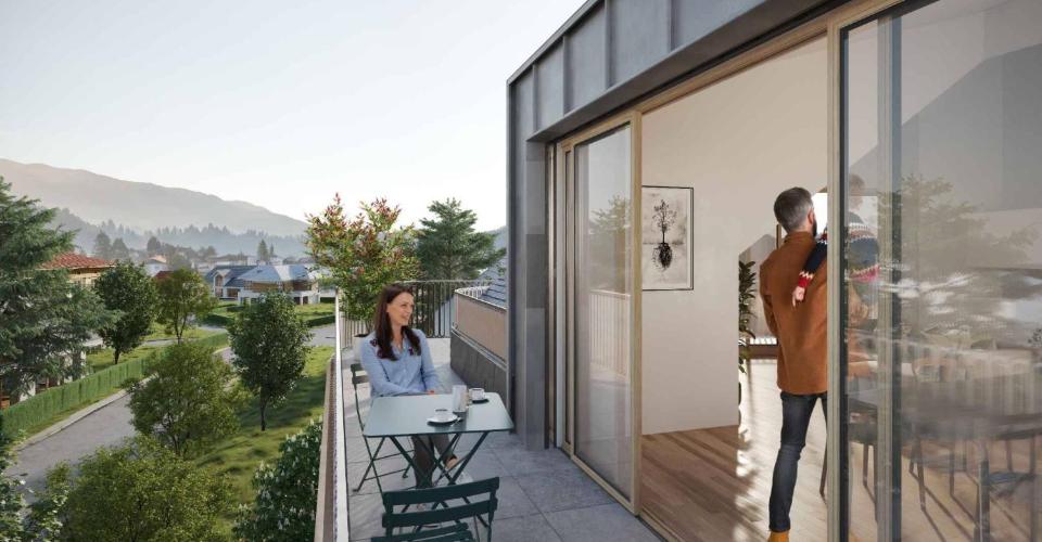 Appartement neuf de 4.5 pièces au 2e étage avec balcon et jardin privatif - Appartement 4.5 pièces - image - 4