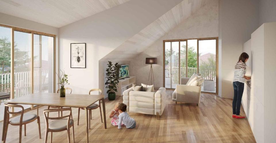 Appartement neuf de 4.5 pièces au 2e étage avec balcon et jardin privatif - Appartement 4.5 pièces - image - 5