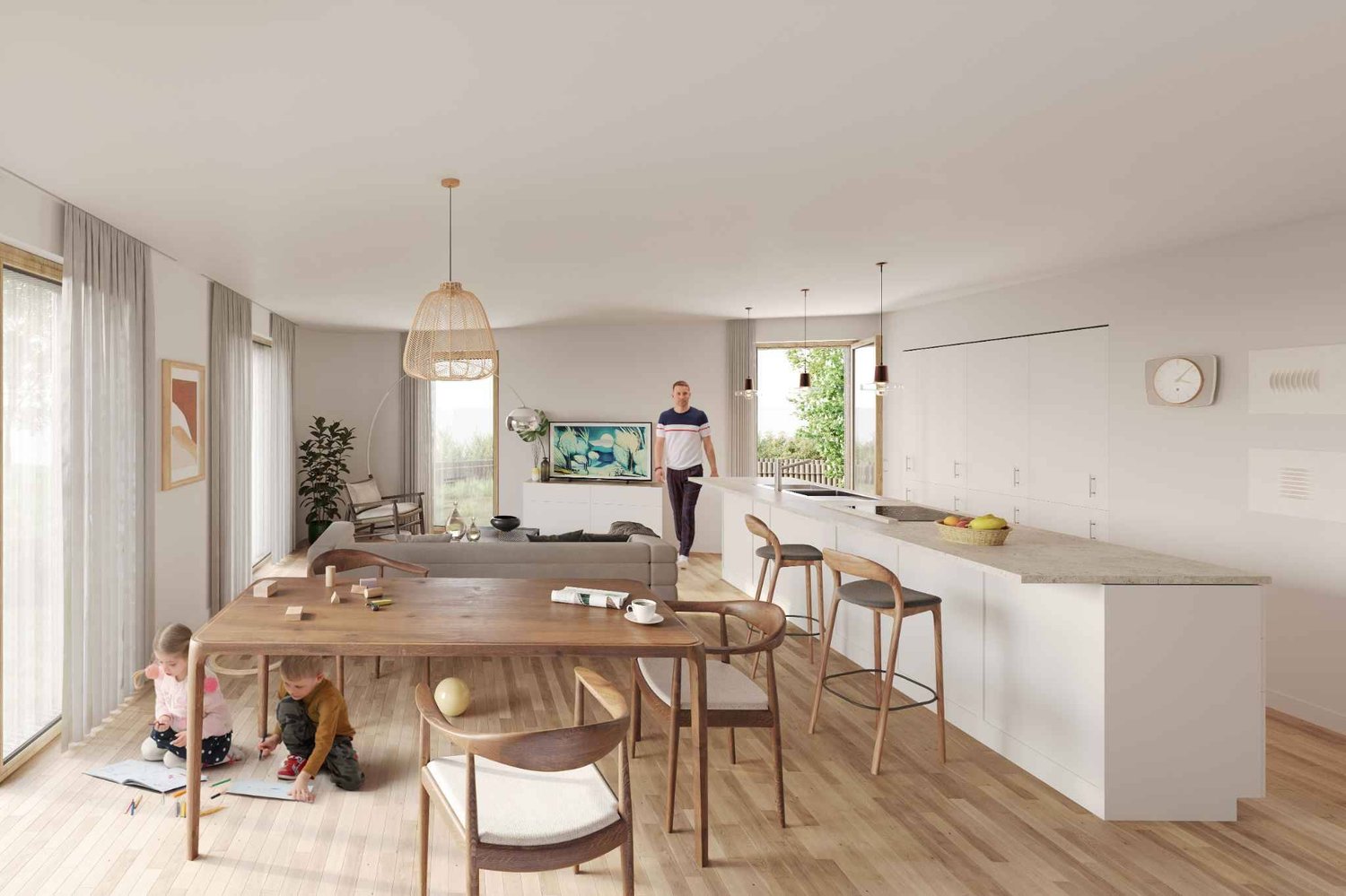 Nouvelle promotion  Spacieux appartement de 4,5 pièces au 2ème étage avec jardin privatif en rez. -  Bild 3
