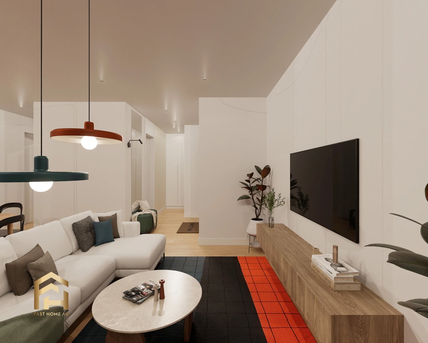 3.5-Zimmerwohnung mit Westausrichtung in Ulrichen - Wohnzimmer