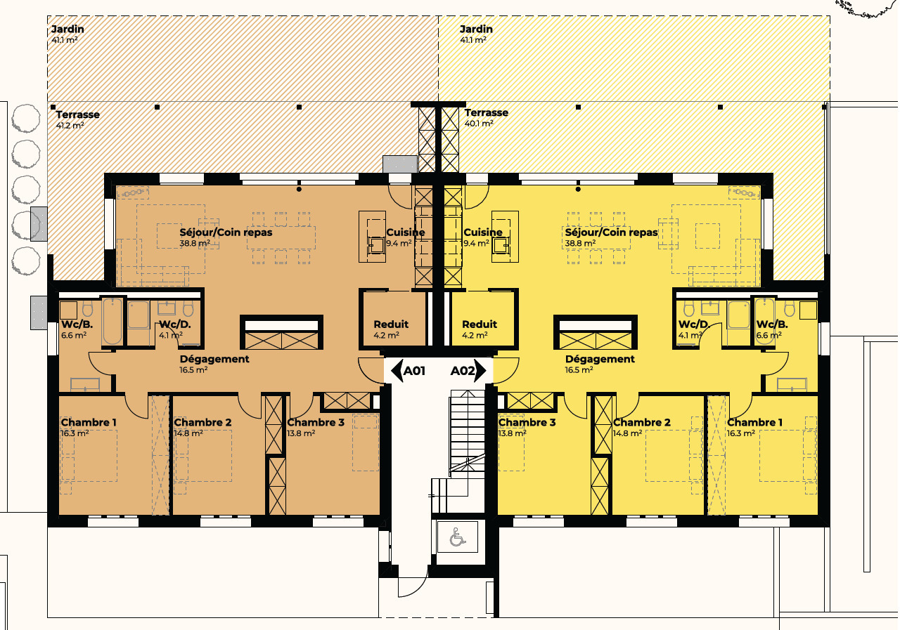 Appartements de 4.5 pièces au rez-de-chaussée en construction -  Bild 6