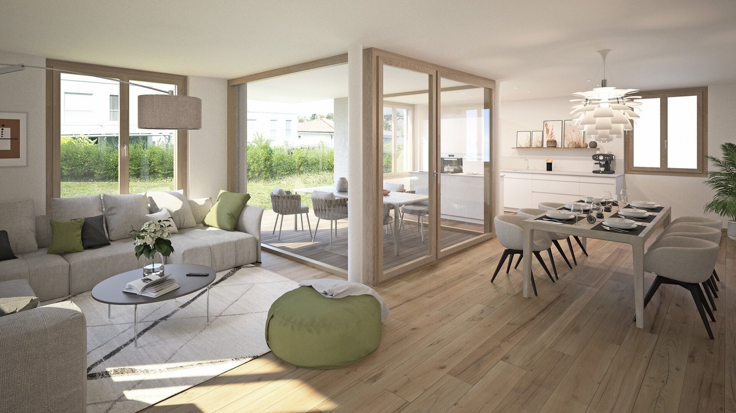 Neubauprojekt! Moderne Eigentumswohnung in Möhlin. - UEB-Duo-Moehlin-Innen-Haus-B-EG-Final