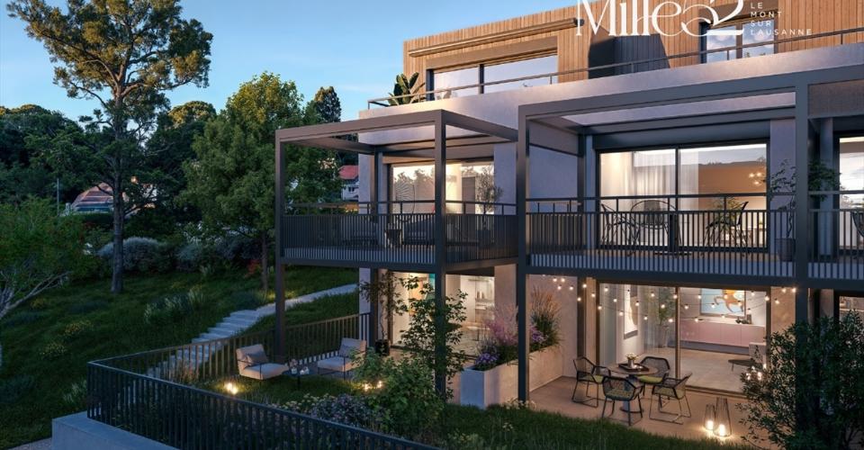 Mille52 - Lot C1-1 - Appartement de 3.5 pièces avec terrasse - Appartement 3.5 pièces - image - 4