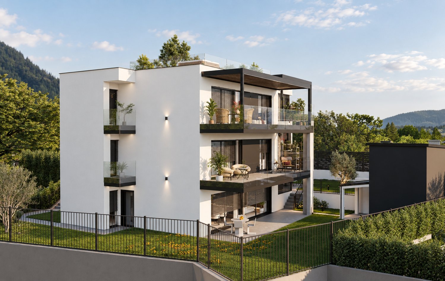 Residenza Le Gemme - Esclusivo Appartamento Attico con grandi terrazze e vista lago -  Bild 6