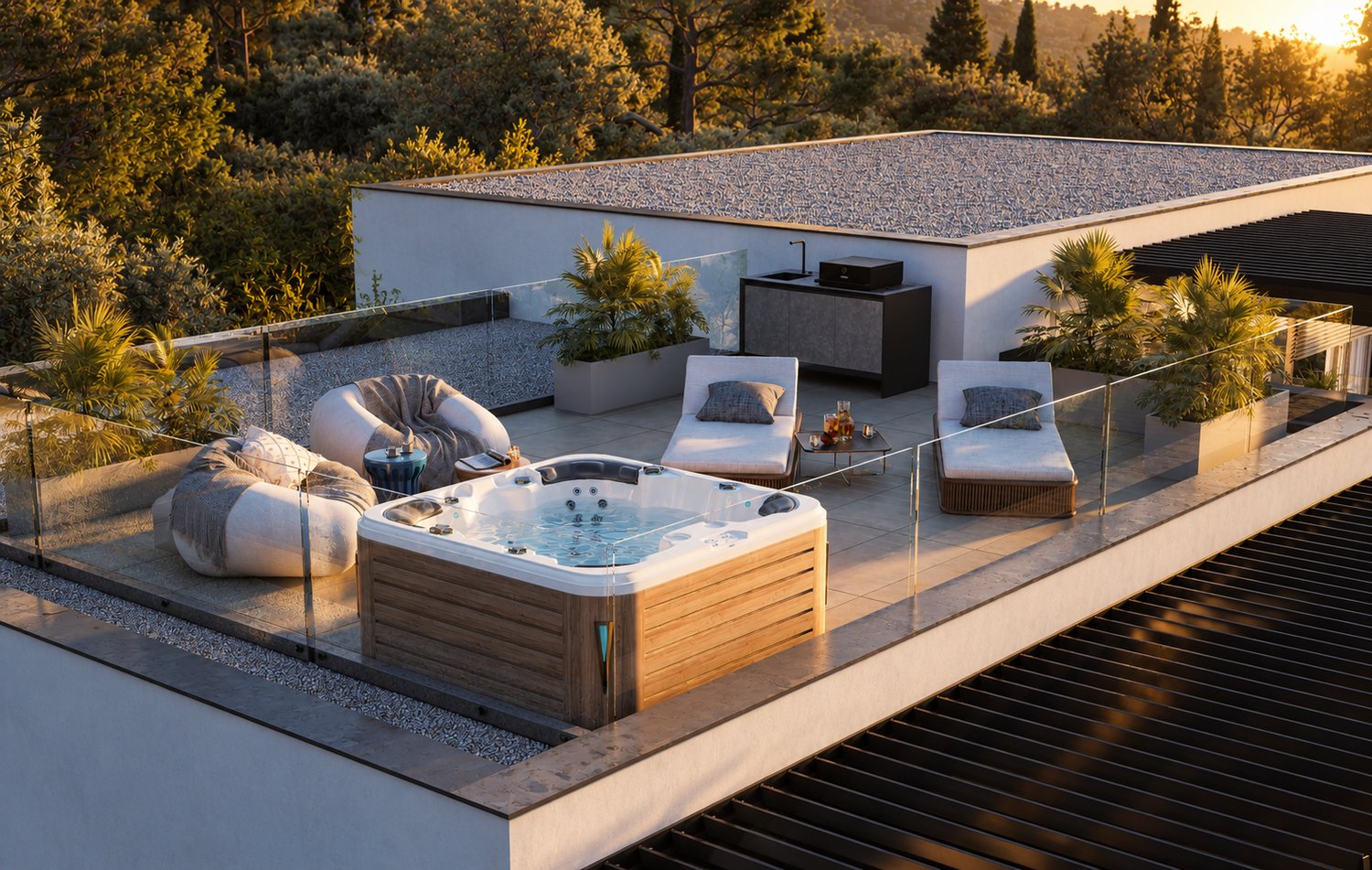 Residenza Le Gemme - Esclusivo Appartamento Attico con grandi terrazze e vista lago -  Bild 8