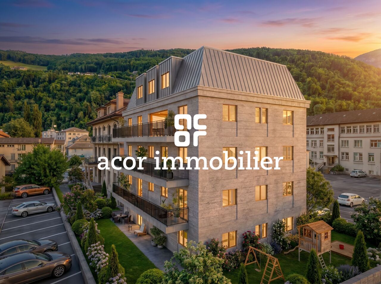 2.5 pièces de standing avec rez-de-jardin - Residence La Romande XXV -  Bild 1