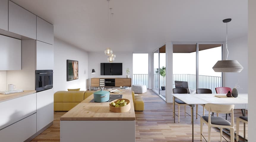 Appartement neuf de 3.5 pièces avec loggia à Epalinges -  Bild 3