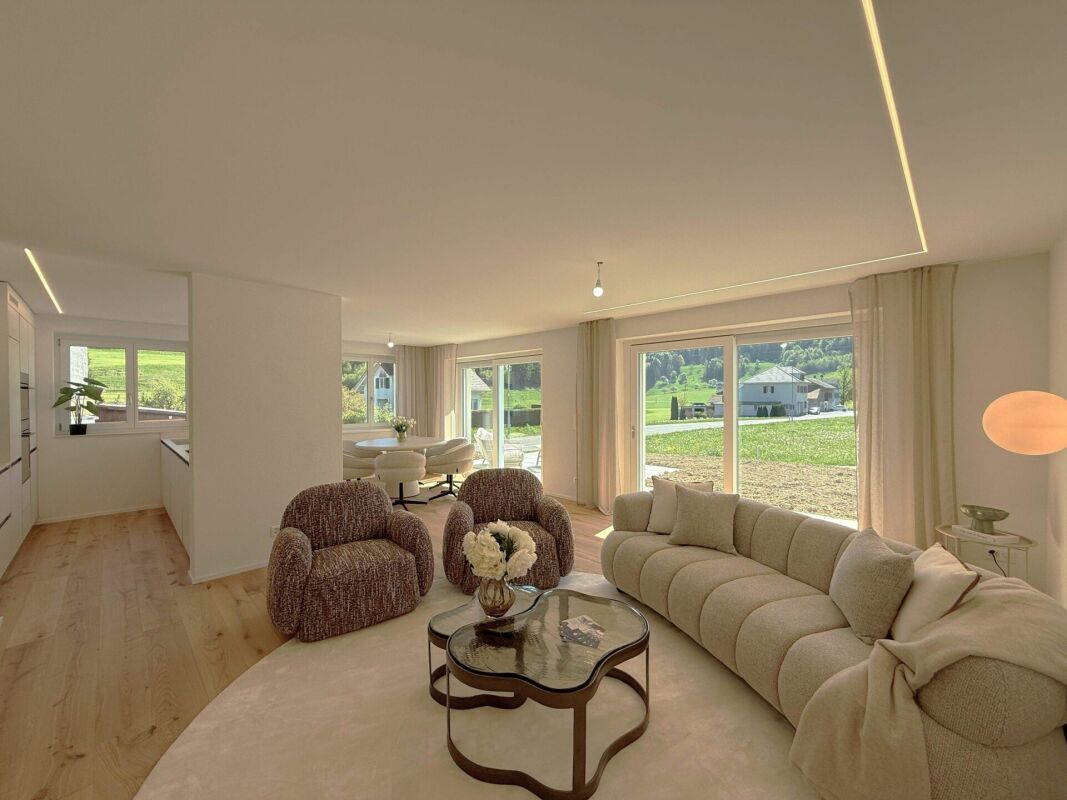 Drei 5.5 Zimmer Reiheneinfamilienhäuser - charmant, naturnah, individuell -  Bild 4