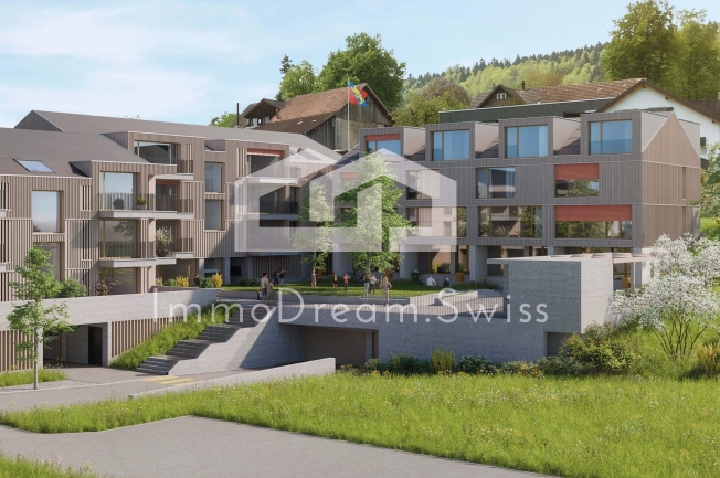 NEUBAU Attraktives und modernes 4 ½ Zi. Reihenhaus B8 -  Bild 6