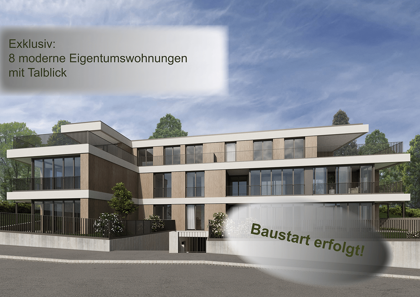 Exklusive Gartenwohnung mit hoher Energieeffizienz und unverbaubarer Aussicht.Neue Preise! - W3 -  Bild 1