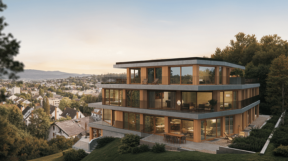 Exklusive, ruhige und moderne Geschosswohnung mit romantischem Balkon und Waldsicht - W7 -  Bild 3