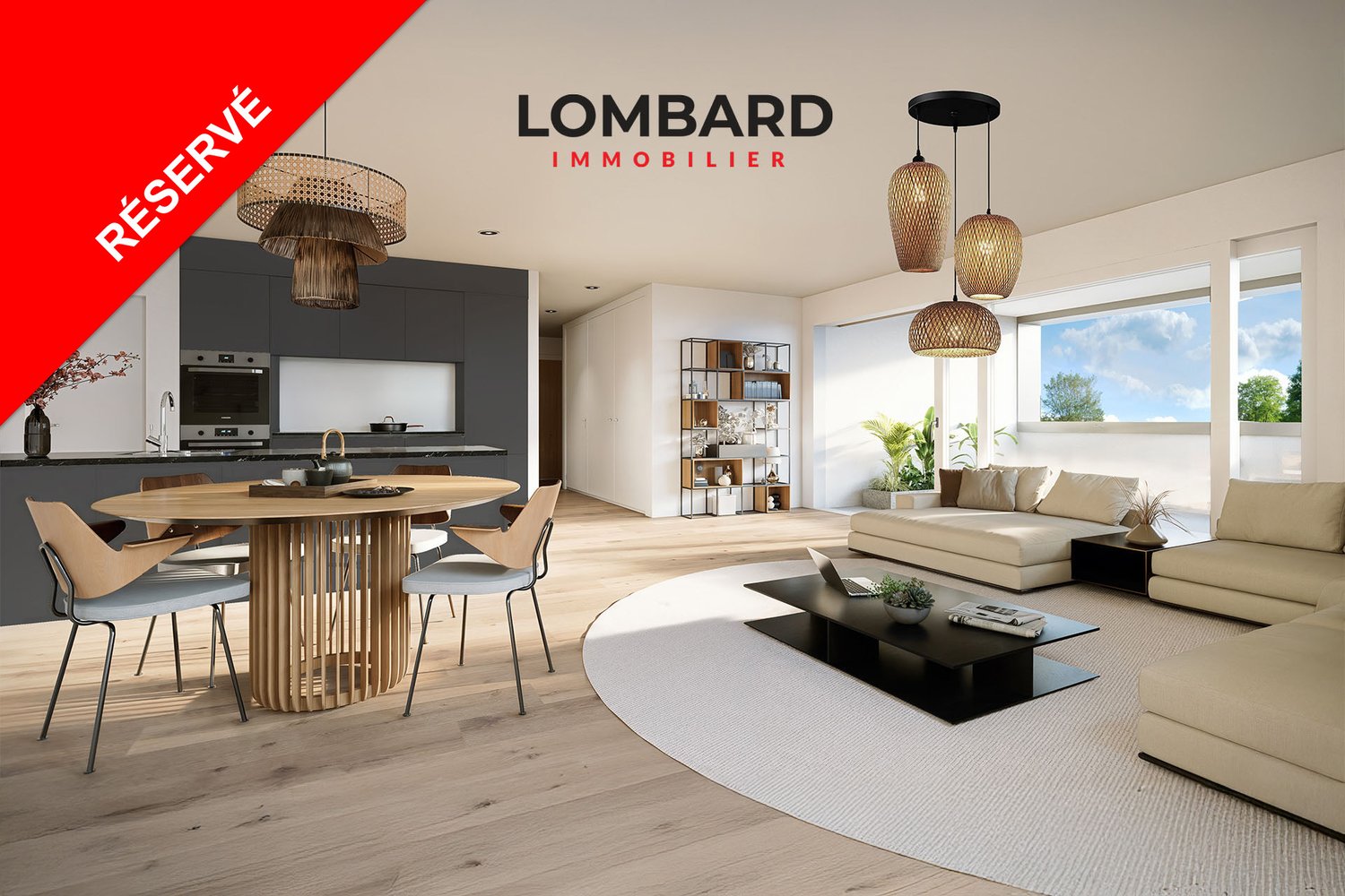 ***RÉSERVÉ*** Appartement de 2.5 pièces au 2ème étage -  Bild 1