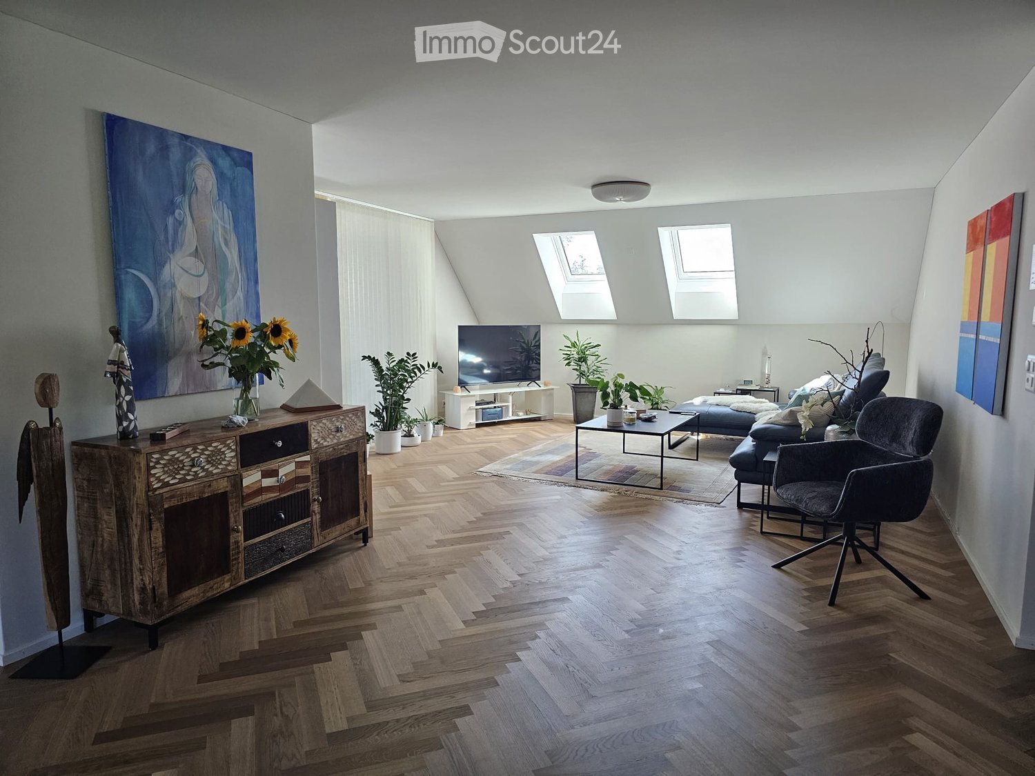 Moderne 4.5-Zimmer-Attika-/Maisonettewohnung in Rifferswil -  Bild 1