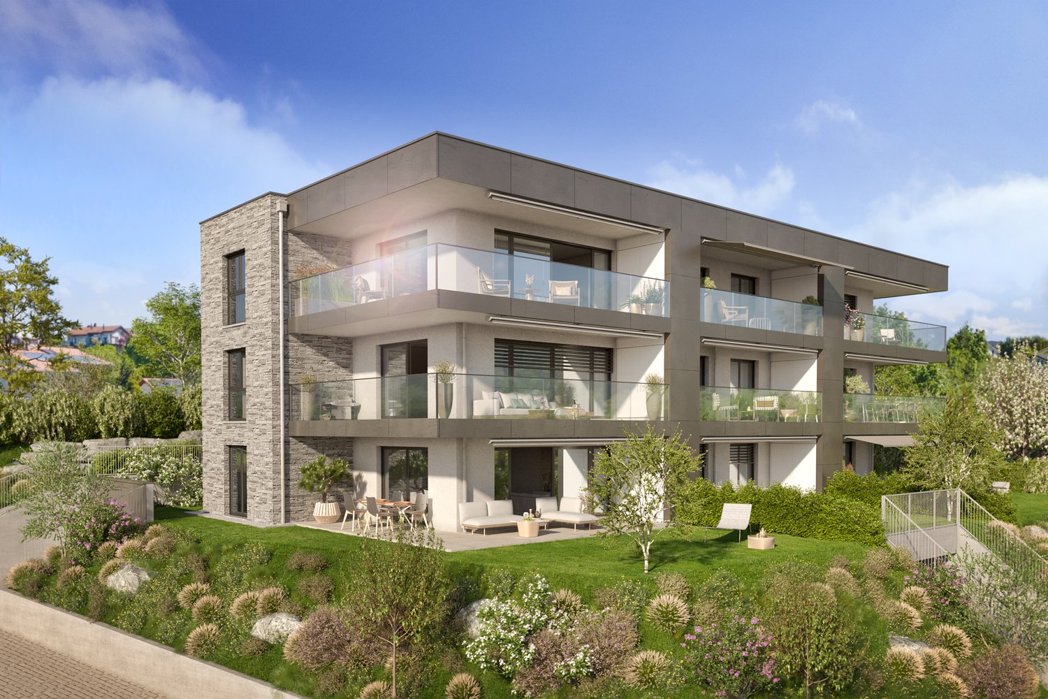 Attique lot 203 - projet neuf proche Attalens et Châtel-St-Denis -  Bild 3