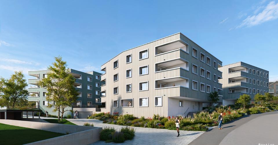 Un écrin de verdure proche de la gare - Appartement 2.5 pièces - image - 1