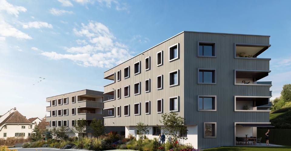 Un écrin de verdure proche de la gare - Appartement 2.5 pièces - image - 3