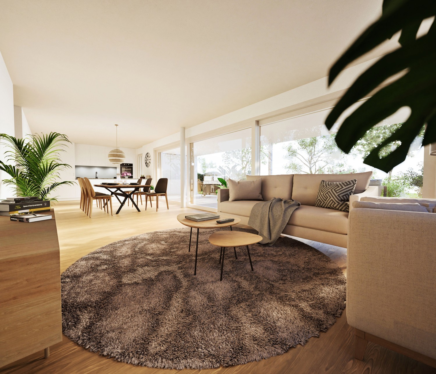 4.5-Zimmer Eigentumswohnung - zentral und naturnah - Wohnzimmer