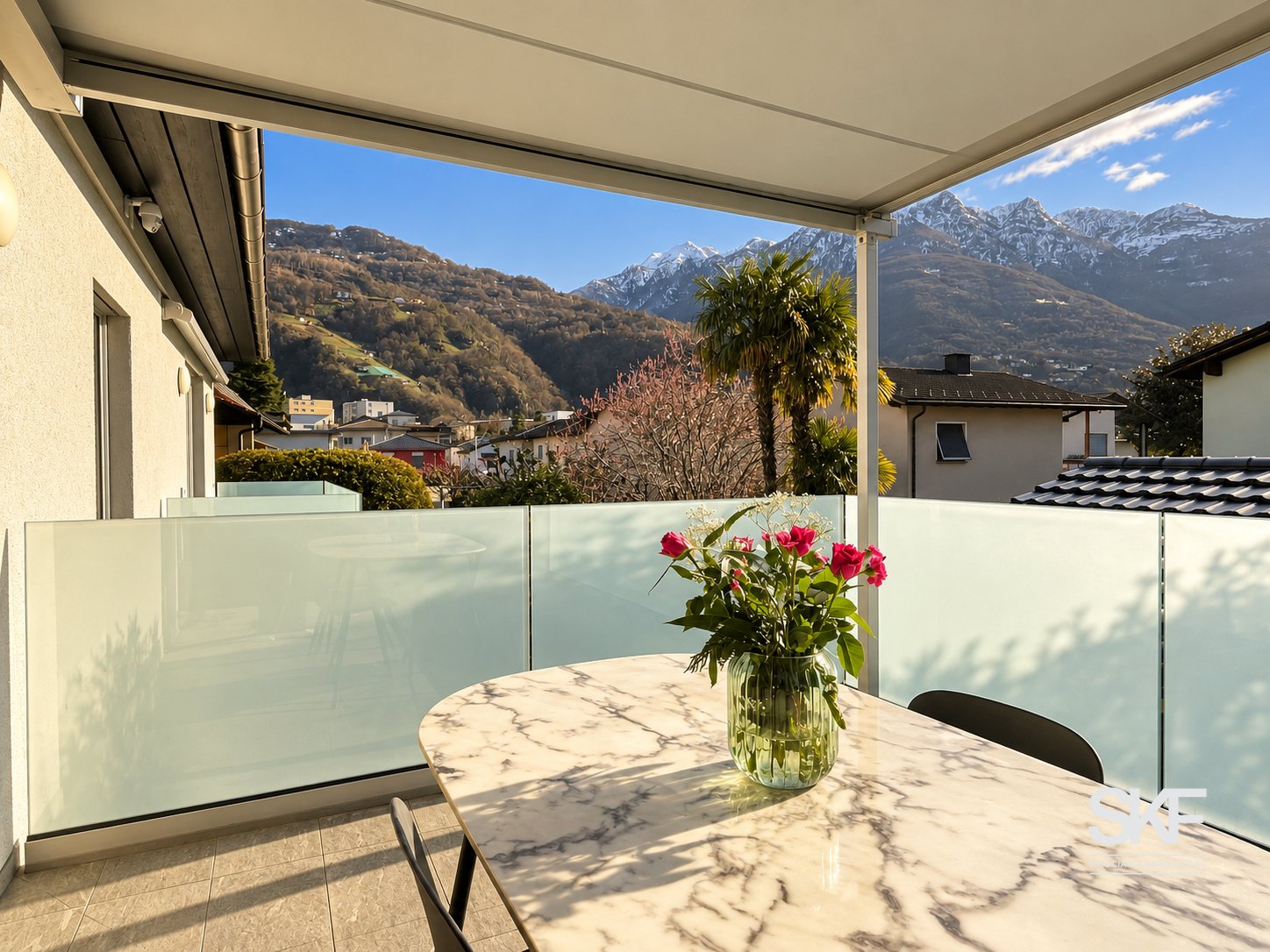 BELLINZONA - SPLENDIDA E MODERNA PROPRIETÀ BIFAMILIARE - Terrazza