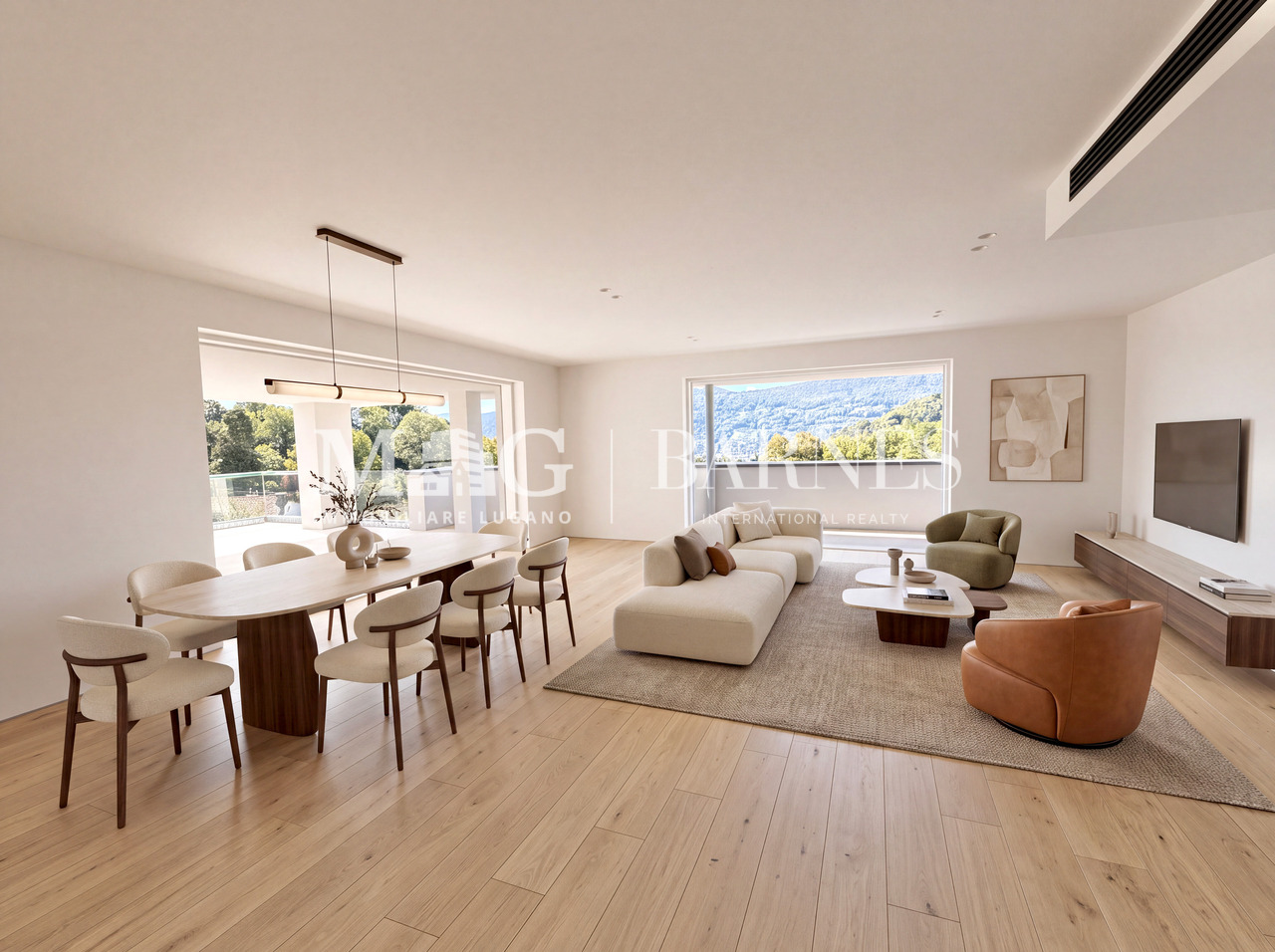 Collina d'Oro: nuovo attico con 190 m² di terrazze -  Bild 3
