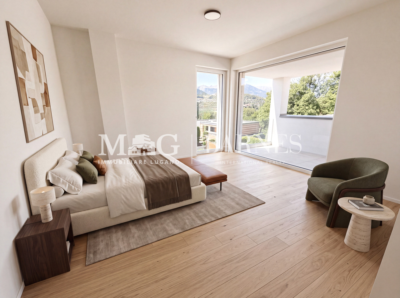 Collina d'Oro: nuovo attico con 190 m² di terrazze -  Bild 5