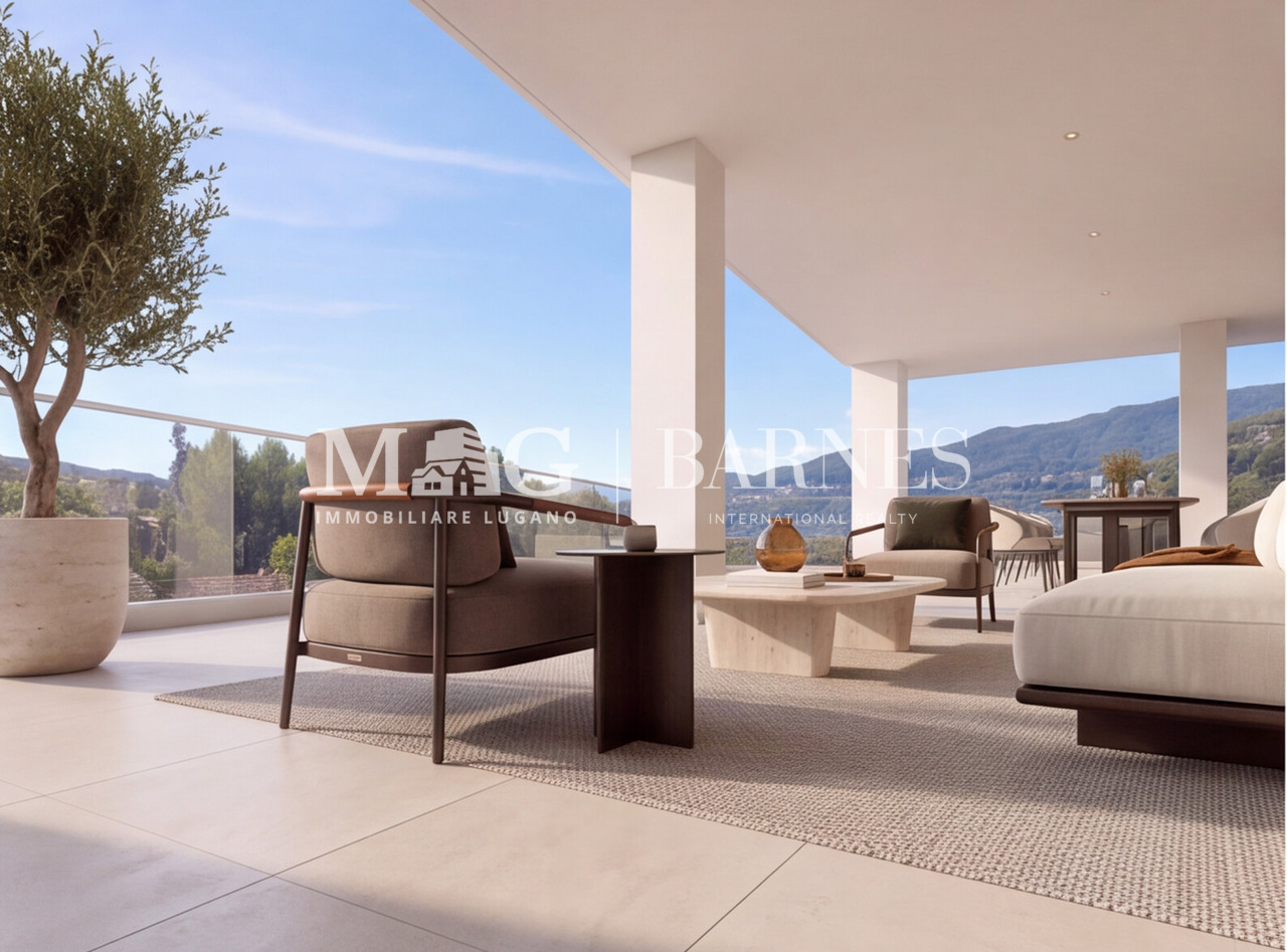Collina d'Oro: nuovo attico con 190 m² di terrazze -  Bild 7