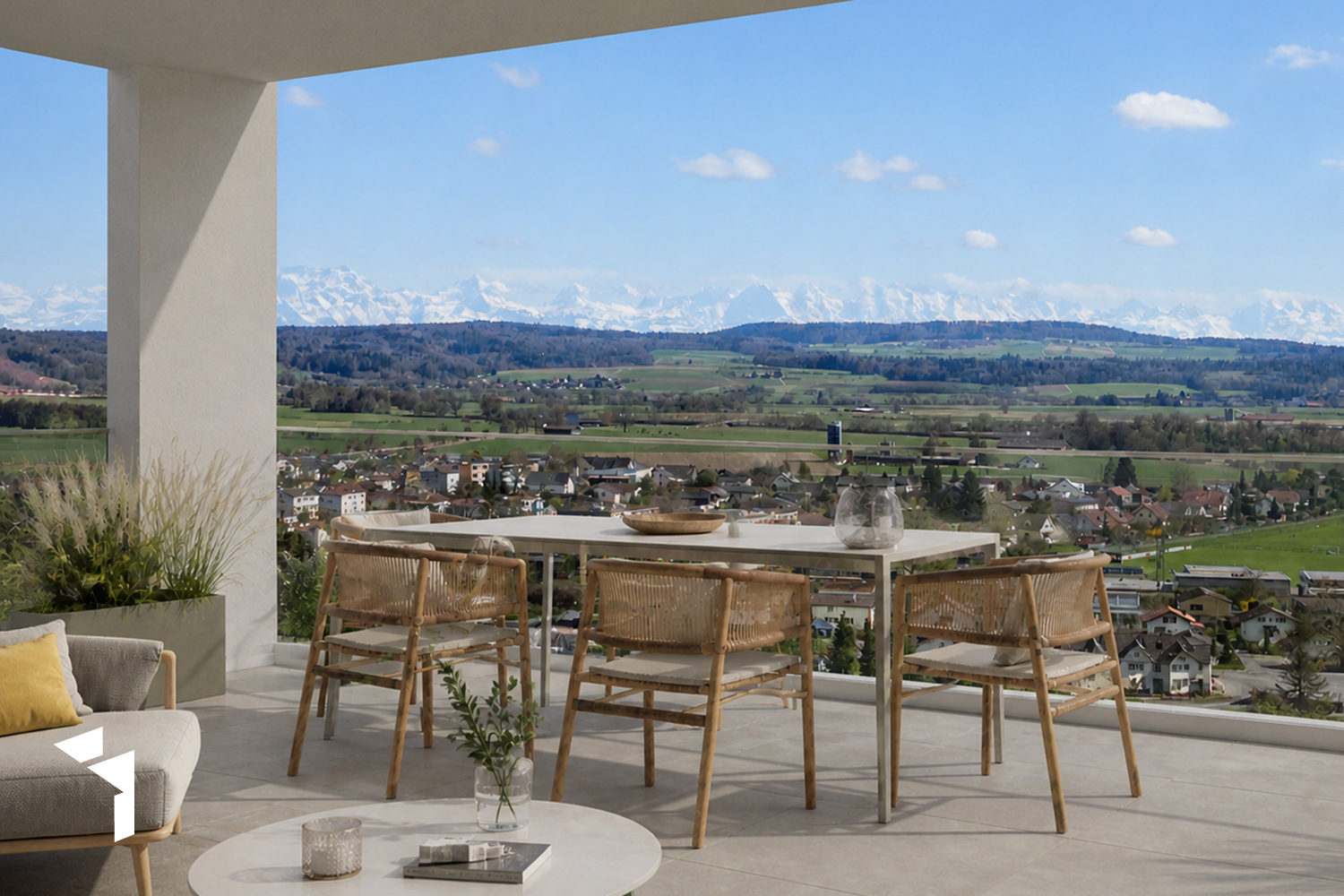 Fehr Immobilien - Moderne 5.5-Zimmer-Terrassenhäuser mit Panorama - 9200_TRH_Rentalbau_Grünweg 10_2543_Lengnau_7