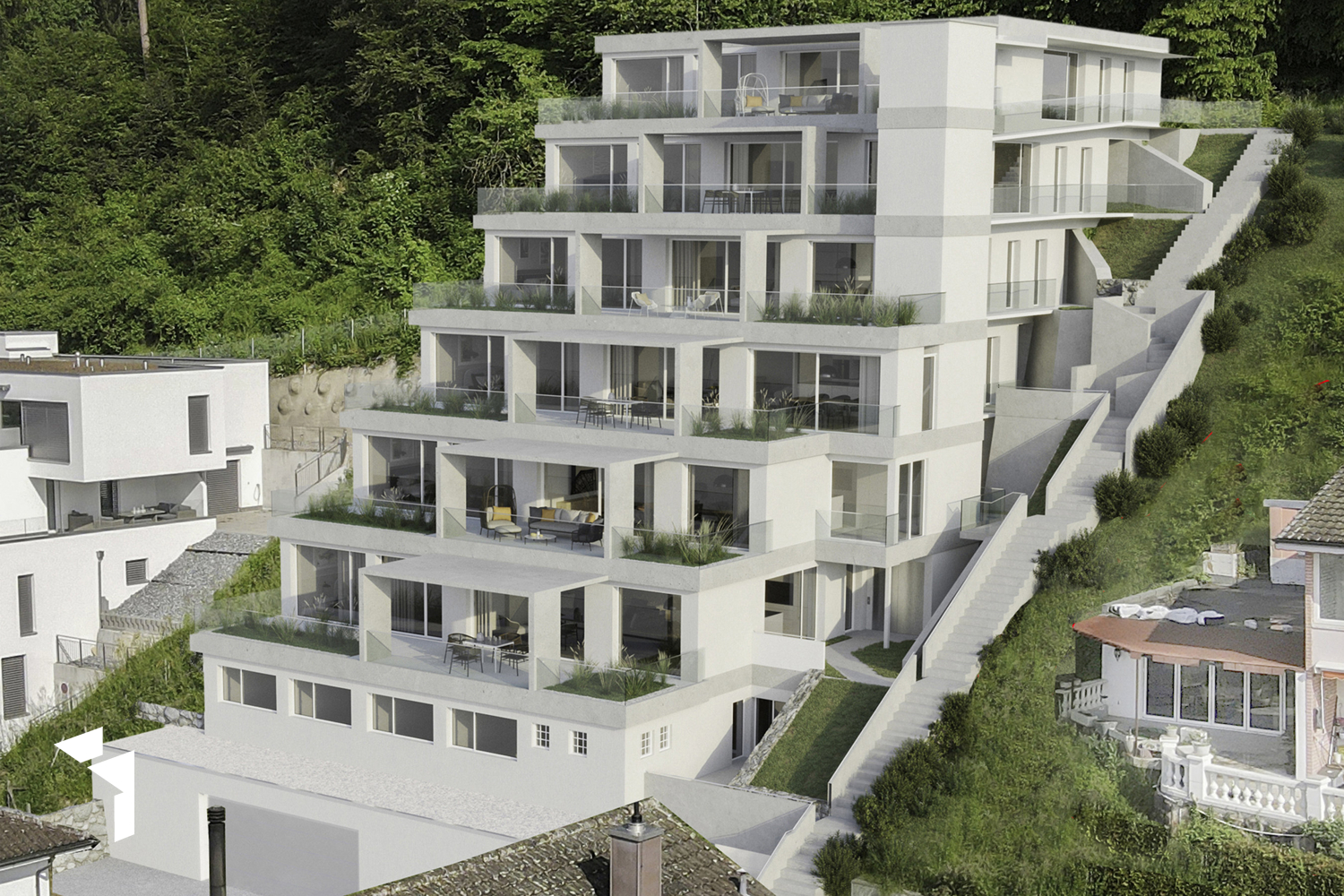 Fehr Immobilien - Moderne 5.5-Zimmer-Terrassenhäuser mit Panorama - 9200_TRH_Rentalbau_Grünweg 10_2543_Lengnau_9
