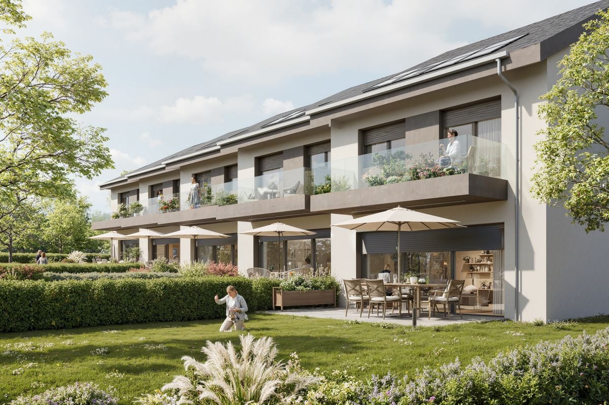MONTHEROD - Nouvelle promotion de 5 villas contiguë - Villa A & E - Jardin