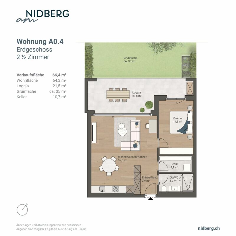 Am Nidberg: Ein Zuhause mit Garten -  Bild 5