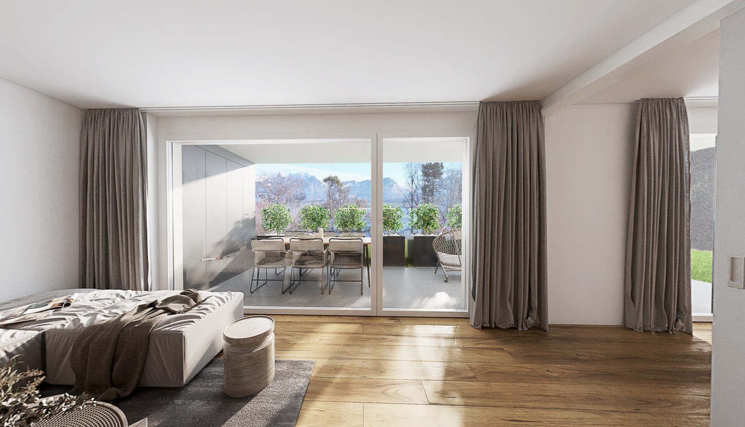 Neubau 3.5 Zimmer-Wohnung EG in Gunten -  Bild 2