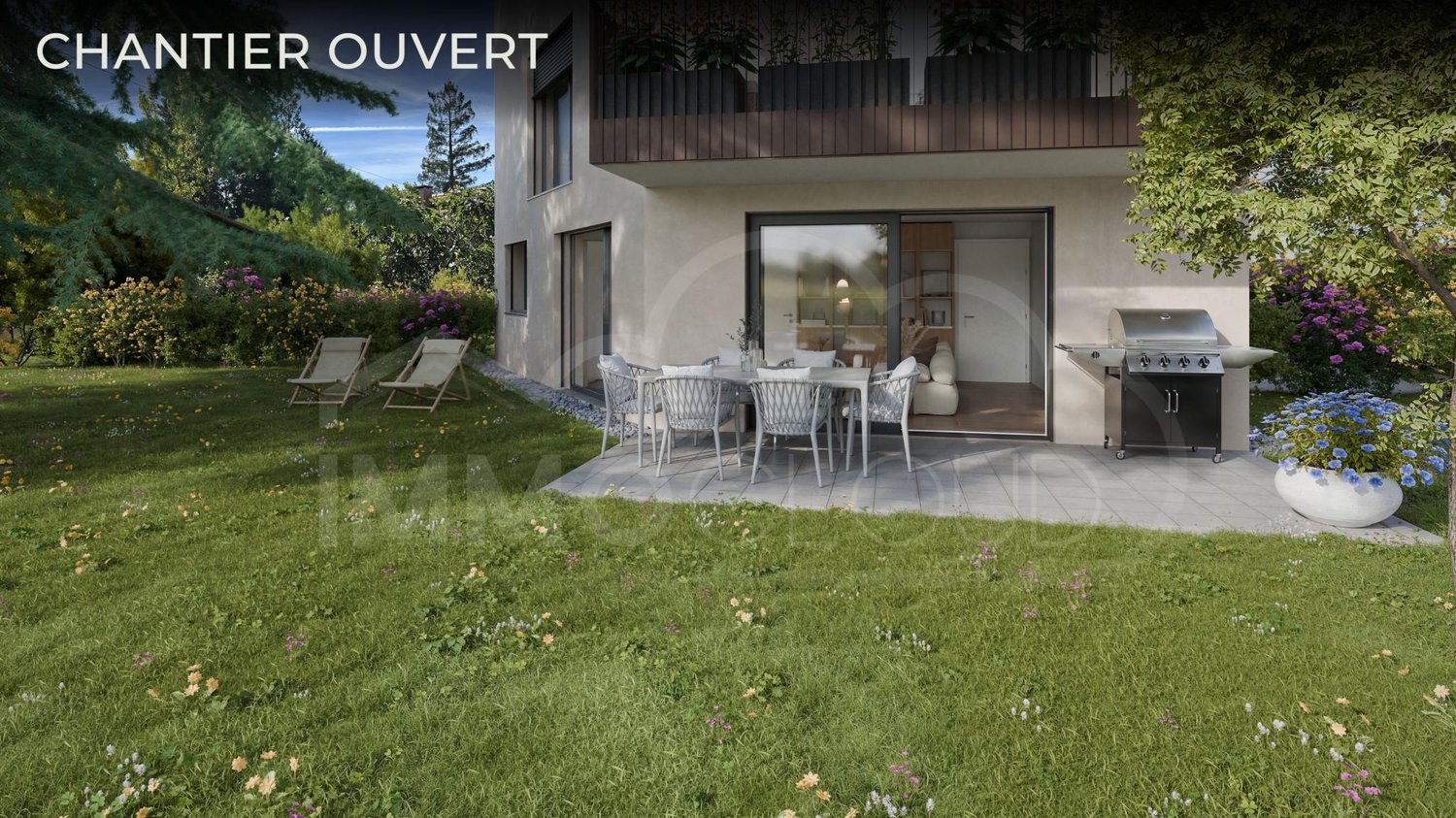 Rez avec jardin de 250 m2 - chantier ouvert ! -  Bild 1