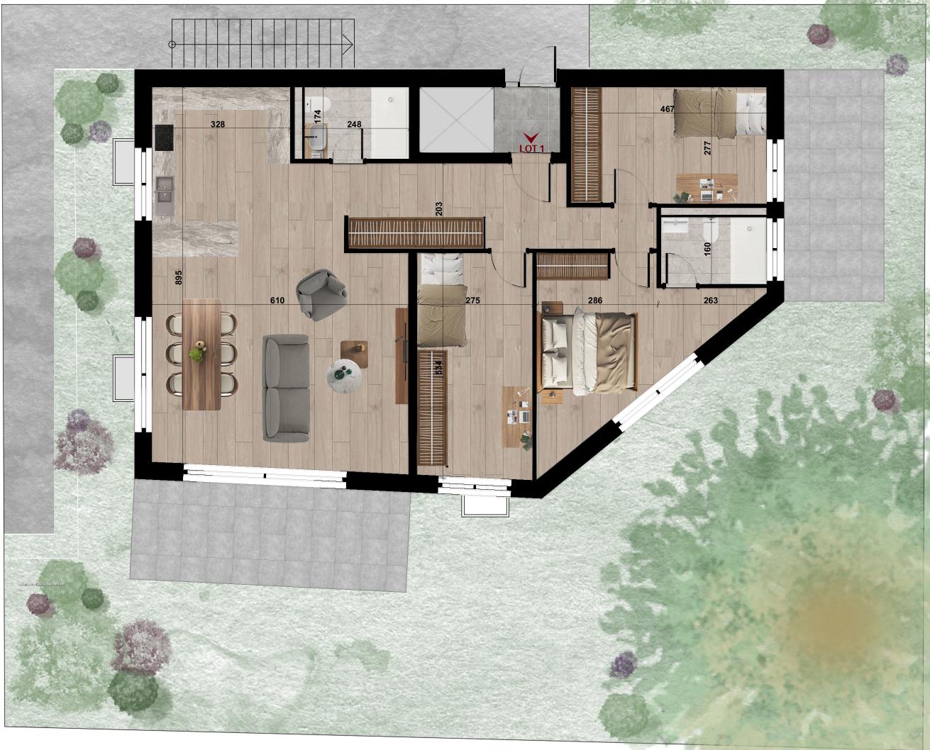 Rez avec jardin de 250 m2 - chantier ouvert ! -  Bild 2