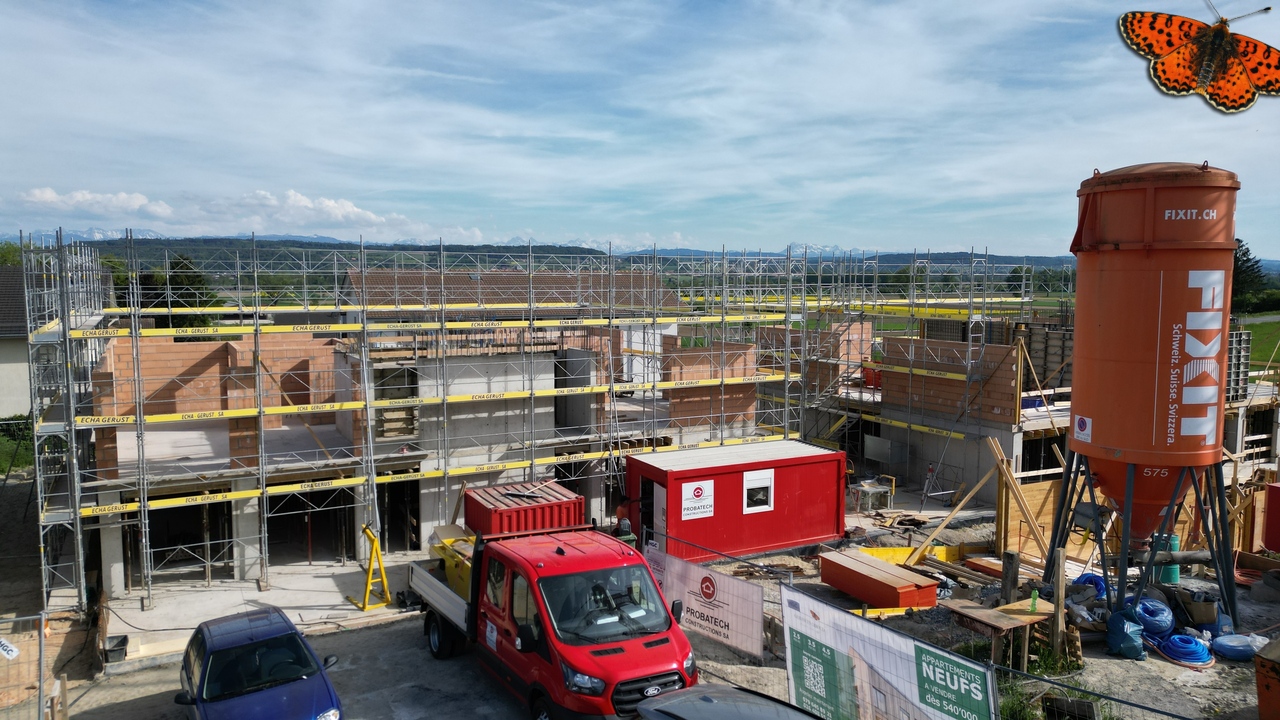 Appartement neuf de 3,5 pièces au RDC à St-Aubin (FR) -  Bild 9