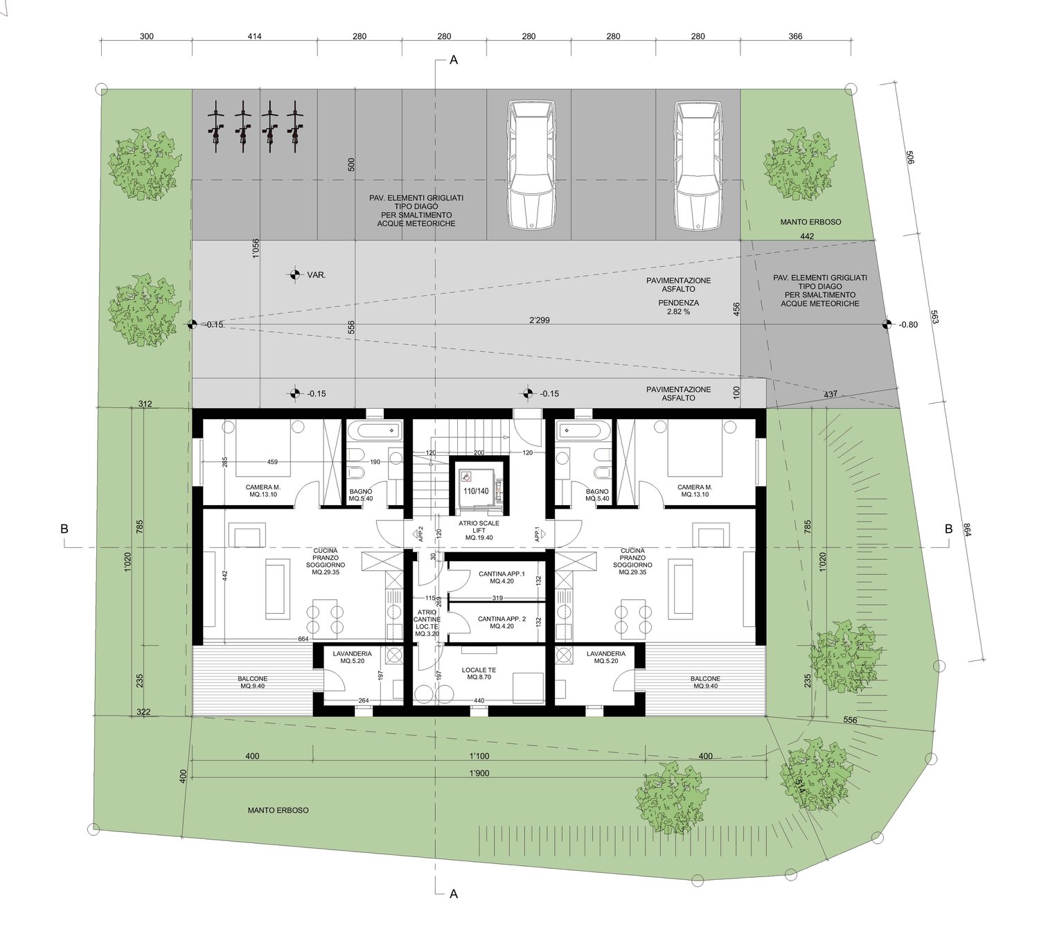 Nuovo elegante appartamento con grande giardino -  Bild 11