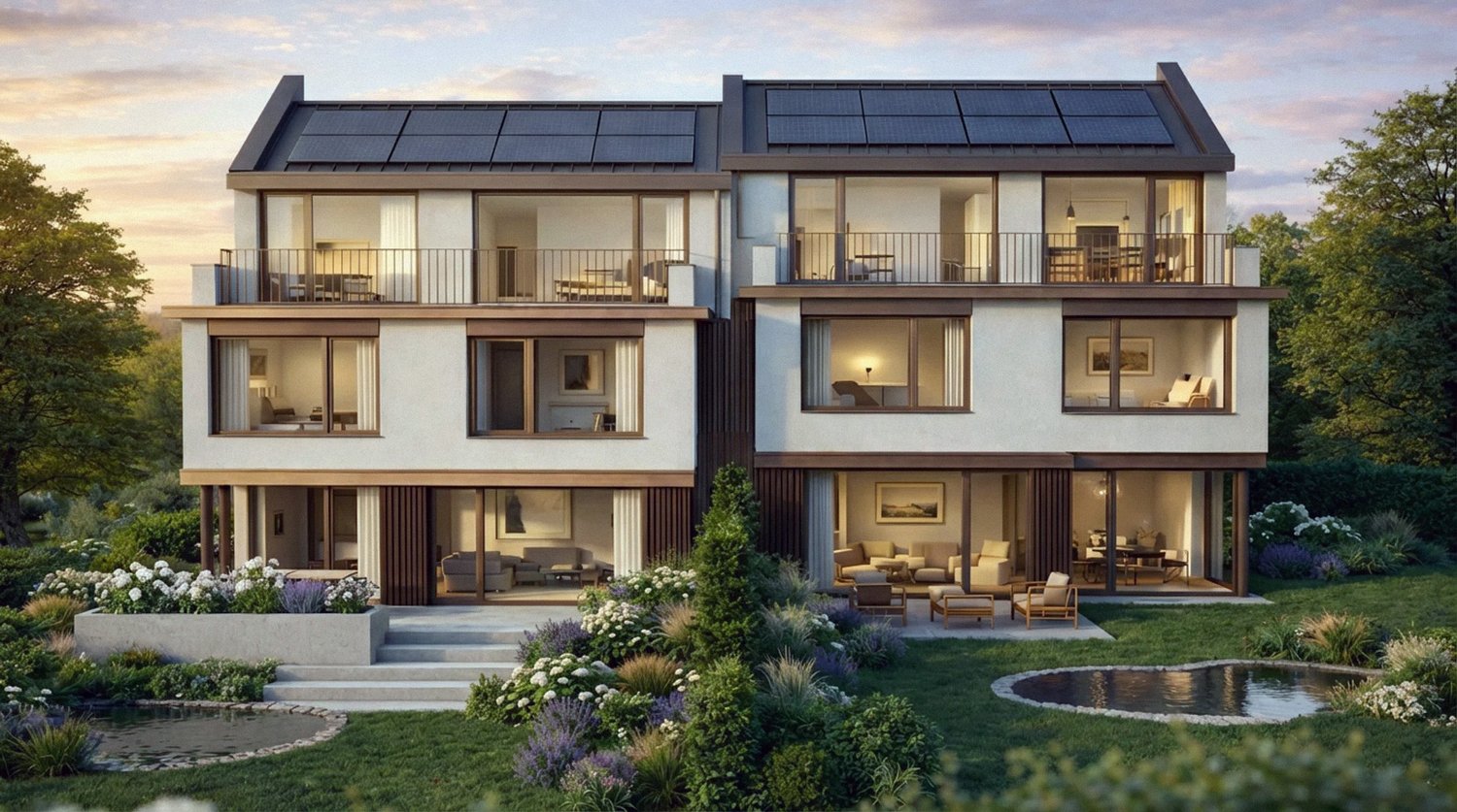 6.5-Zimmer Doppelhaus mit Garten und Alpenblick in Wettswil -  Bild 3