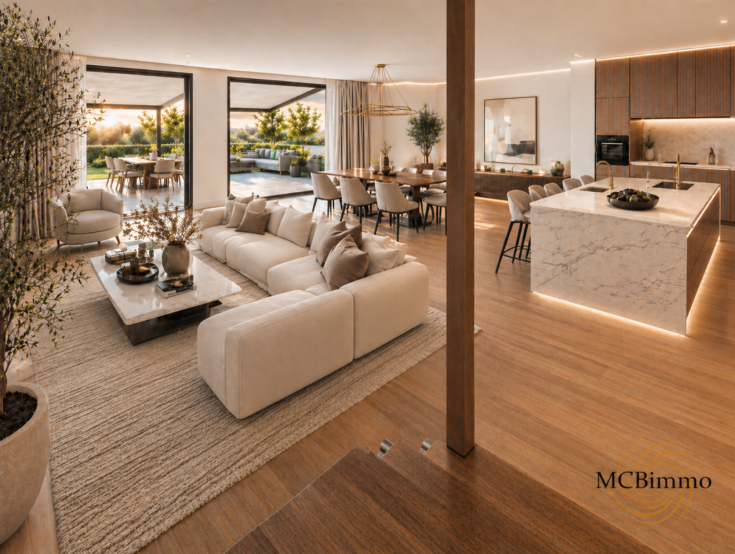 Villa mit Panoramablick im Hameaux des Sens -  Bild 5