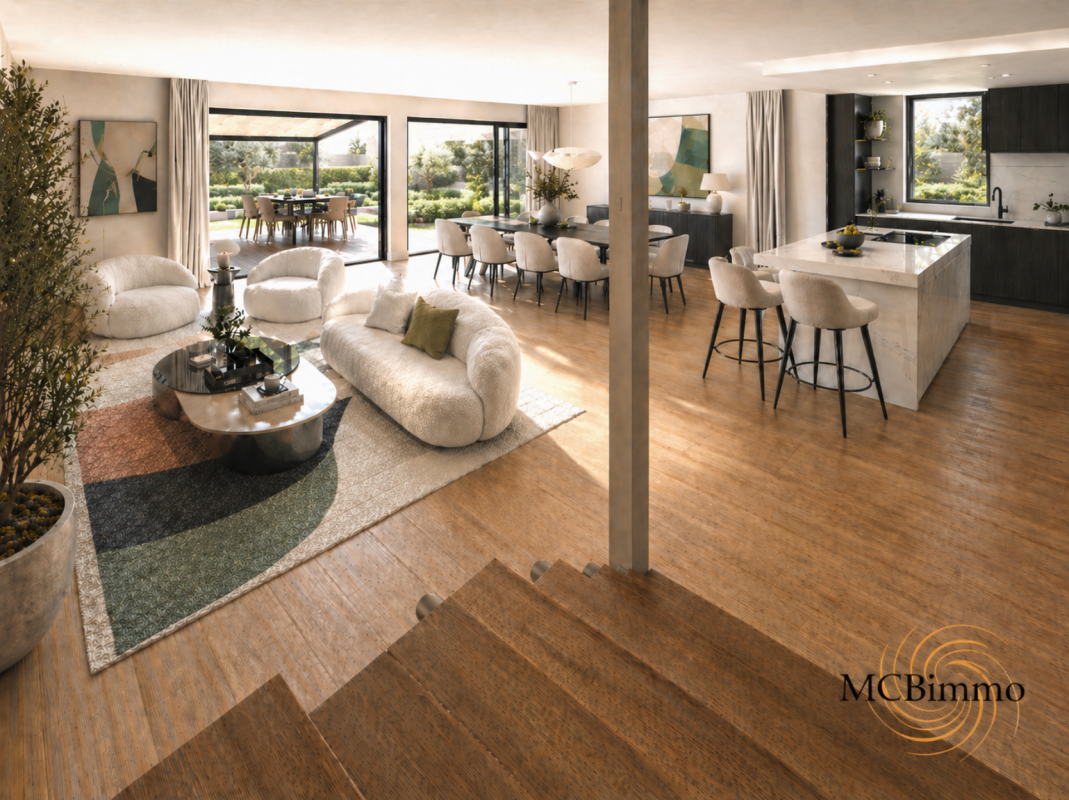 Villa mit Panoramablick im Hameaux des Sens -  Bild 6
