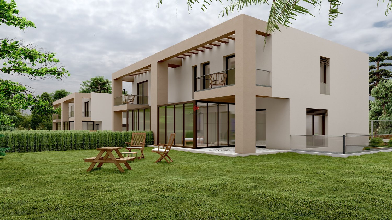 Prix attractif - Promotion de 4 villas au Grand-Saconnex! - / Vue des 4 villas / View of the 4 villas