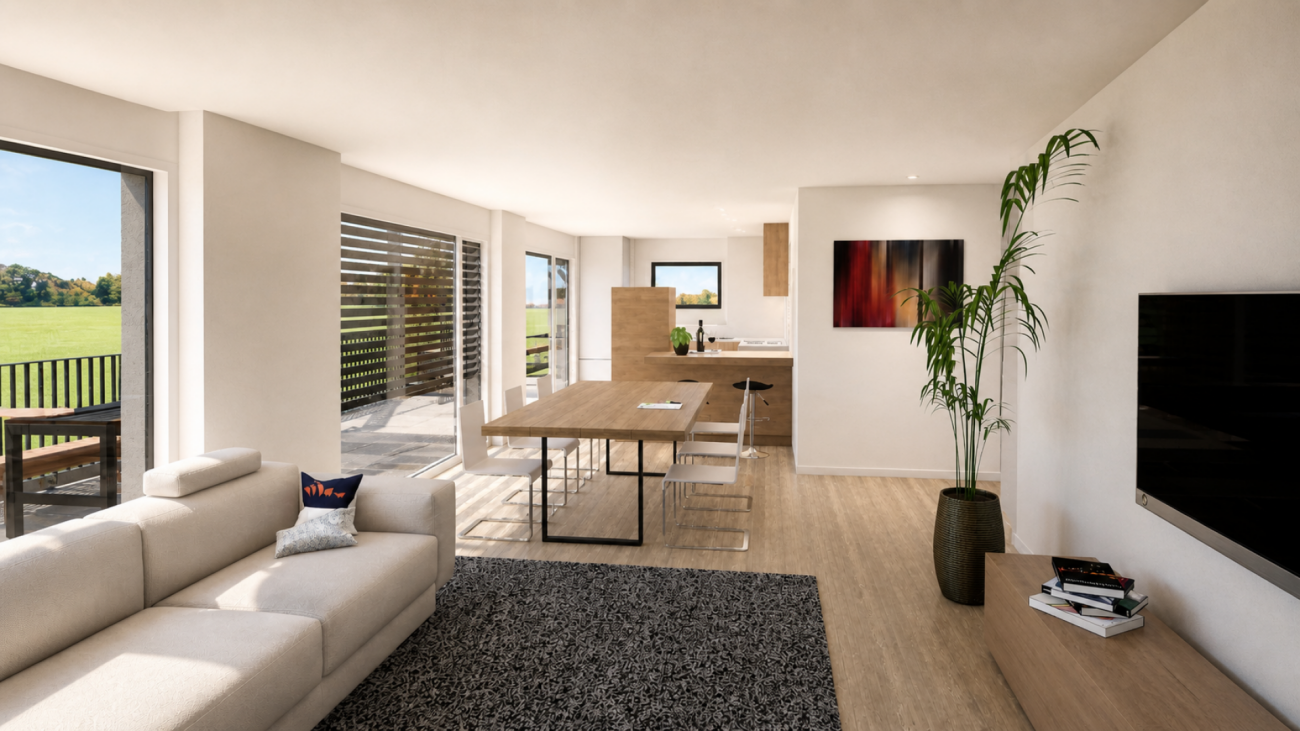 Renditeobjekt oder Generationenhaus Neubau: Modernes 2-Familienhaus in idyllischer Landschaft. -  Bild 6